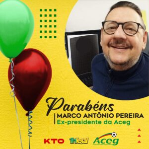 Aceg comemora: aniversário do ex-presidente Marco Antônio Pereira