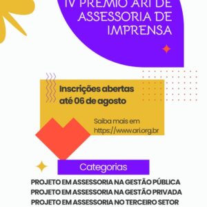 IV PRÊMIO ARI DE ASSESSORIA DE IMPRENSA