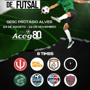 Copa Aceg 80 Anos começa com quatro jogos e 29 gols no SESC Protásio Alves