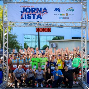 Parceria e solidariedade na Corrida do Jornalista
