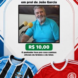 Rifa Solidária em prol de João Garcia